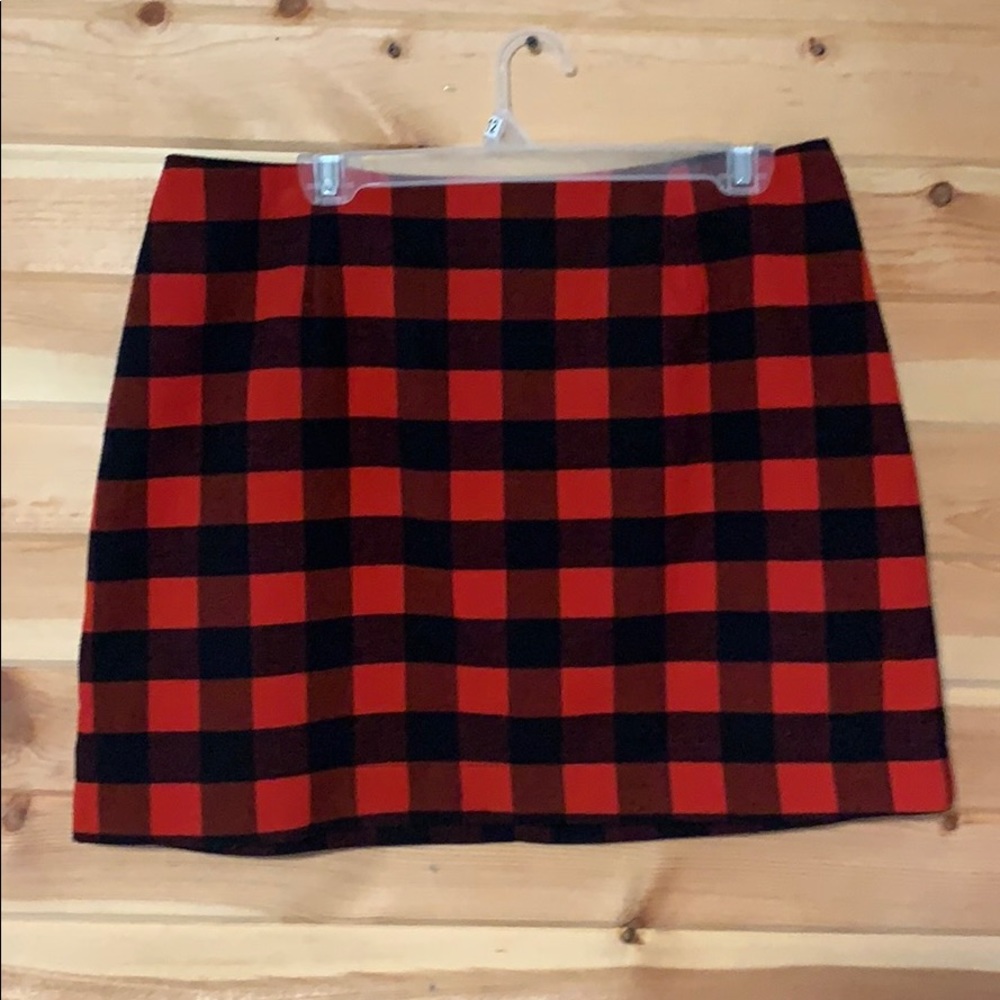 Buffalo Check Skirt